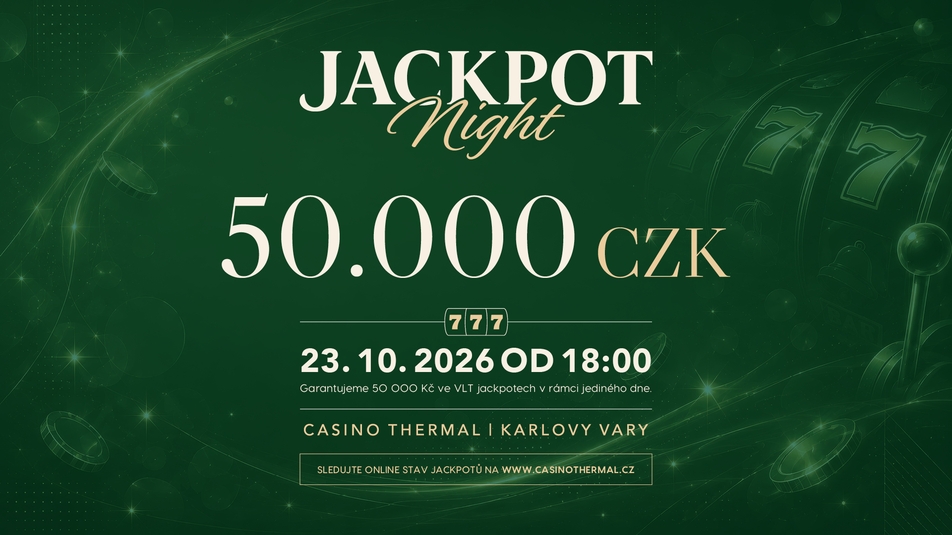 Jackpot Night — 23. 10. 2026