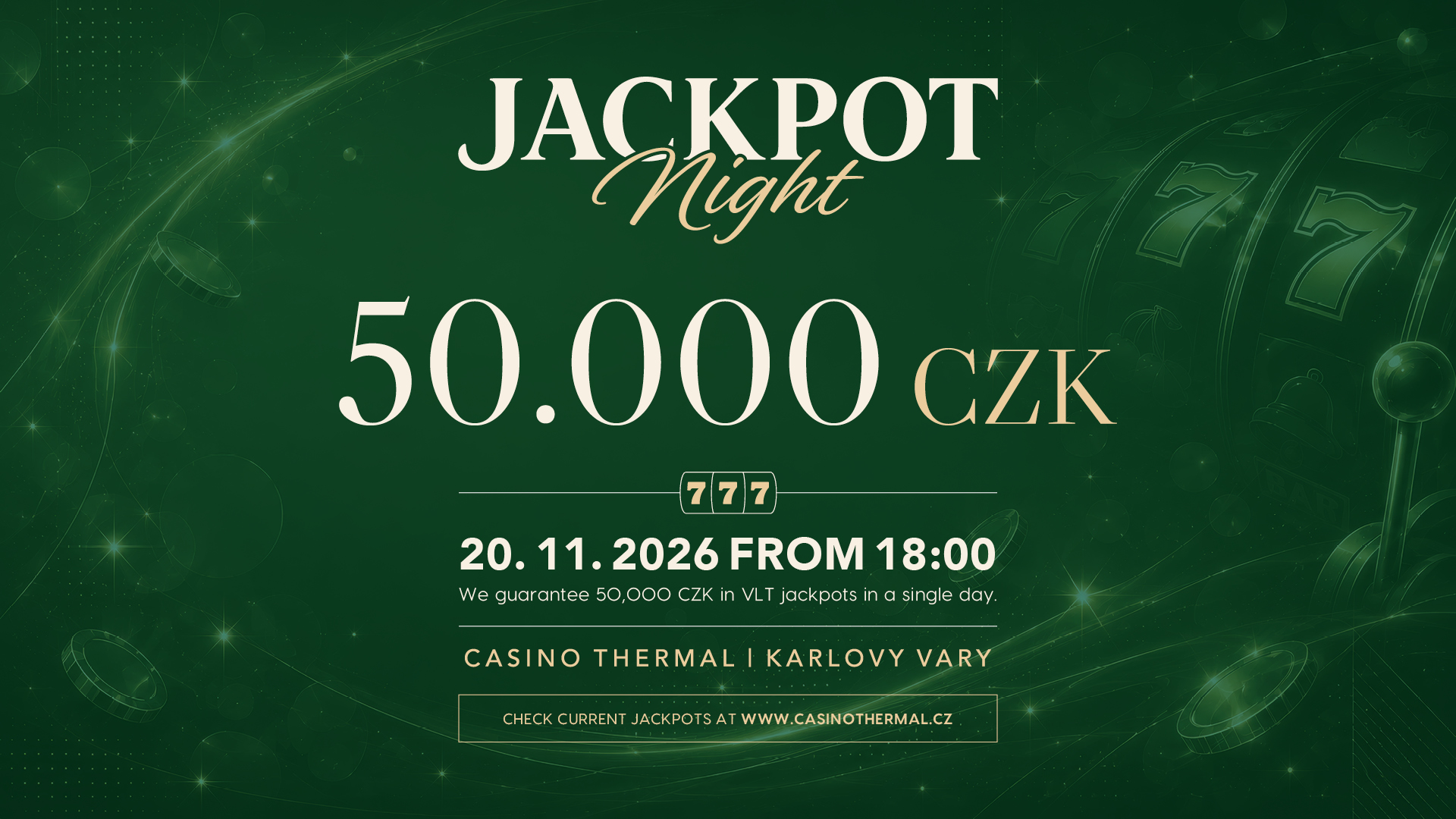Jackpot Night — November 20, 2026