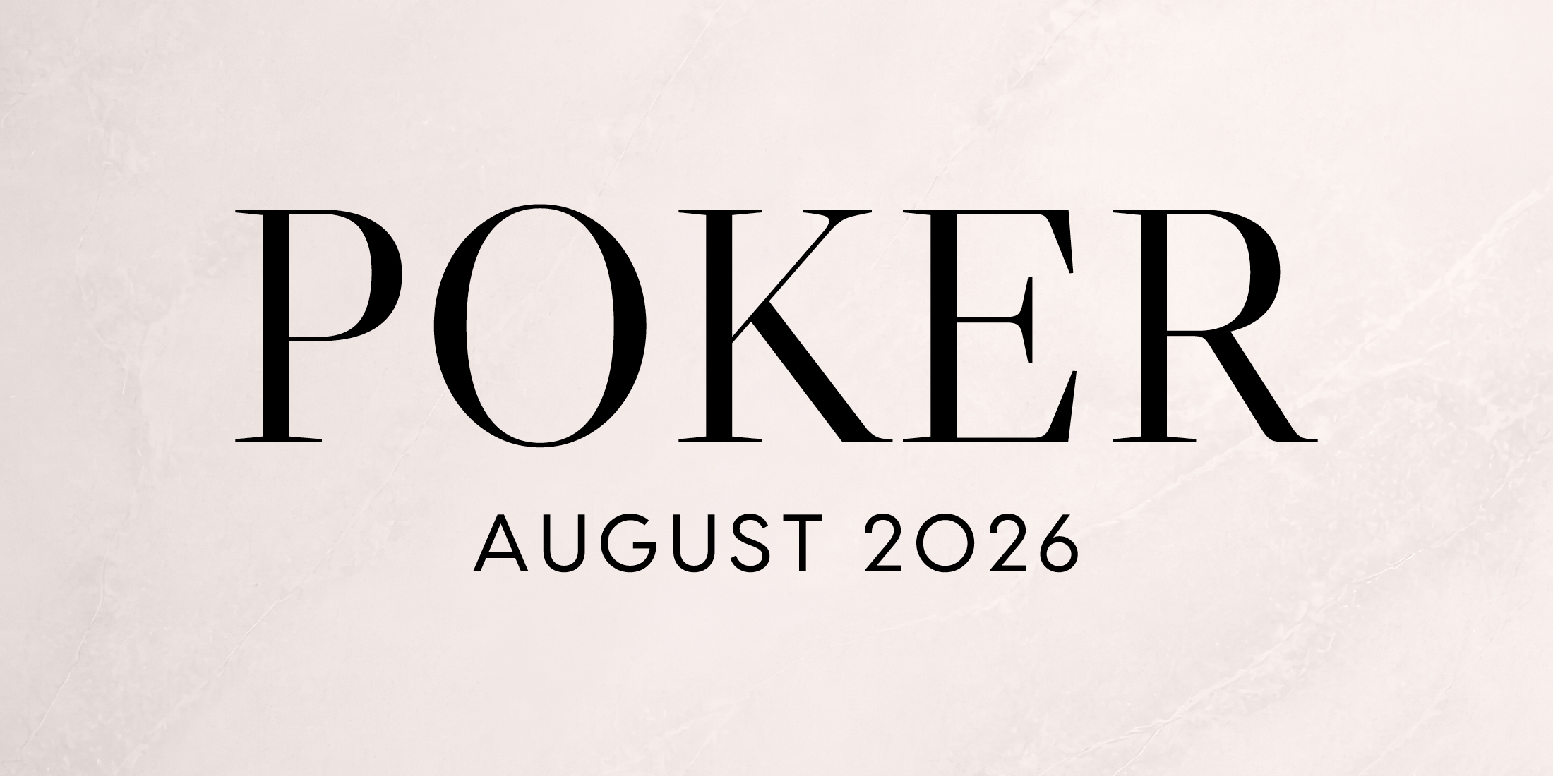 Poker Thursdays in August — 800,000 CZK on the Tables