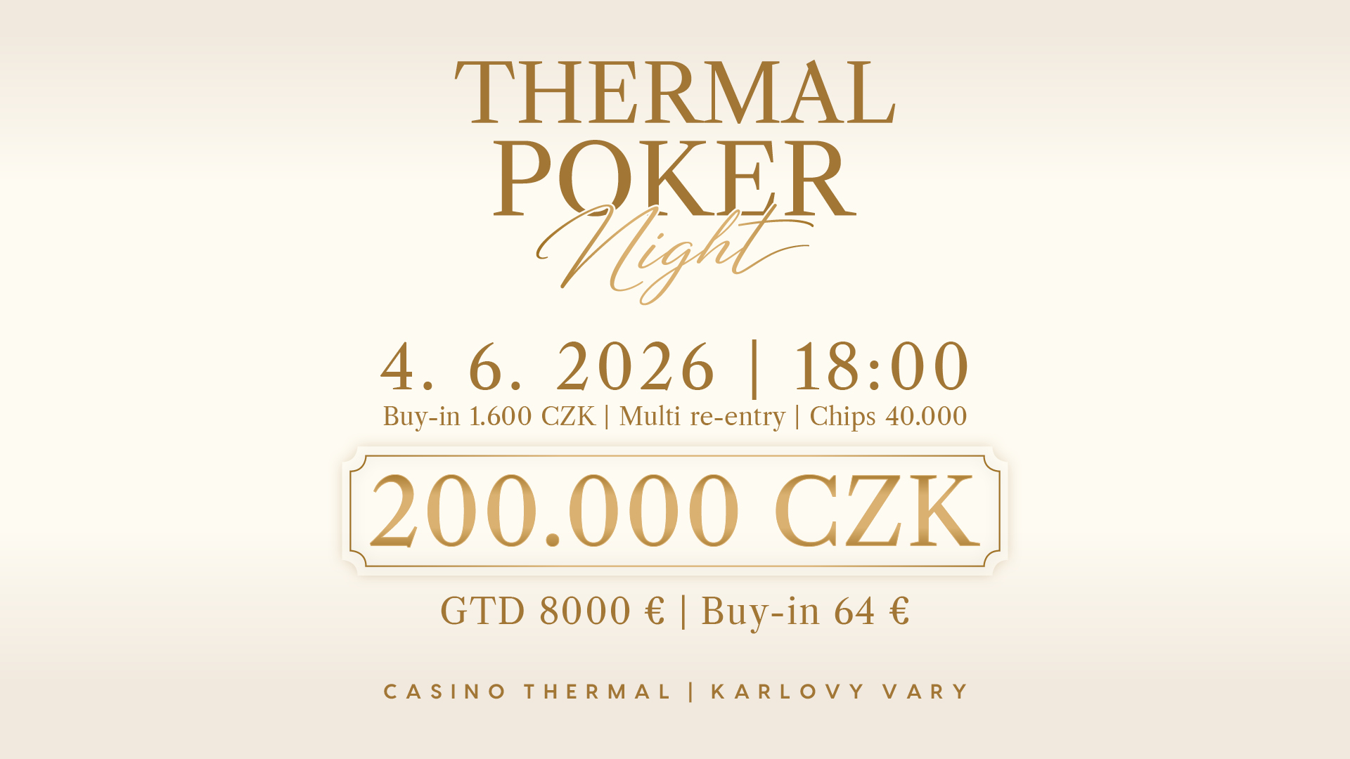 Thermal Poker Night — June 4, 2026